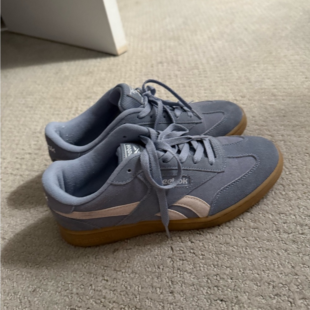 Reebok blue and Tan Sneakers